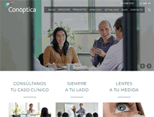 Tablet Screenshot of conoptica.es