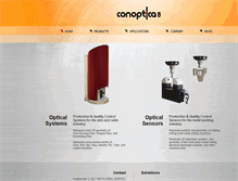 Tablet Screenshot of conoptica.com